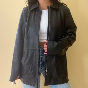 Genuine Leather Black Jacket